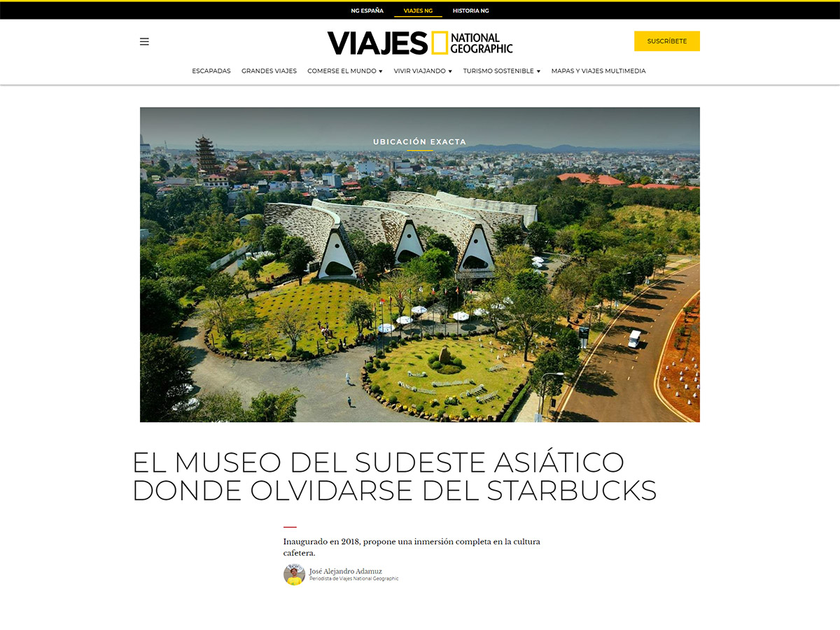 Bảo tàng Thế giới cà phê của Việt Nam được tạp chí quốc tế National Geographic ca ngợi